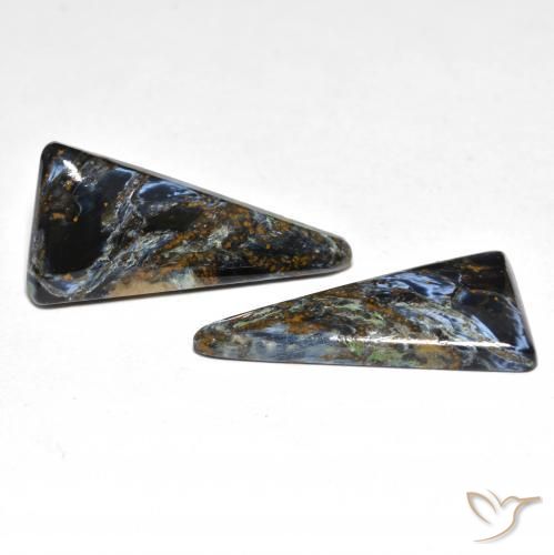 14.46 ct natürliche Mehrfarbig Pietersite-Edelsteine, Trillion, Lichtundurchlässig