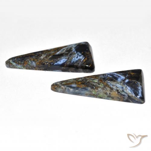 14.46 ct natürliche Mehrfarbig Pietersite-Edelsteine, Trillion, Lichtundurchlässig