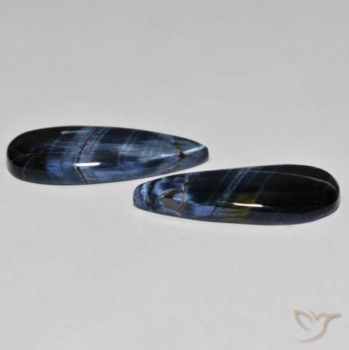 14.98 ct natürliche Mehrfarbig Pietersite-Edelsteine, Birnenform, Lichtundurchlässig