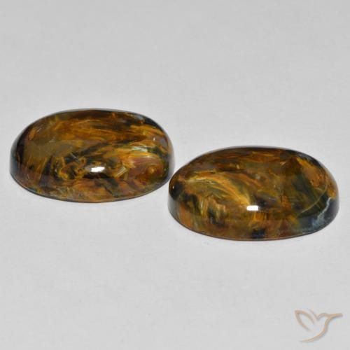 20.08 ct natürliche Mehrfarbig Pietersite-Edelsteine, Oval, Lichtundurchlässig