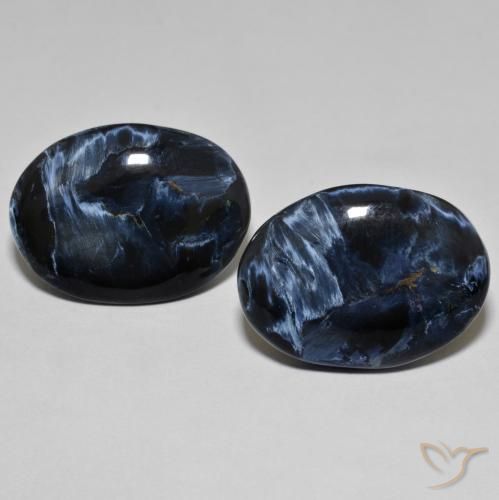 22.62ctw Natürlicher Mehrfarbig Pietersite, Oval, Lichtundurchlässig