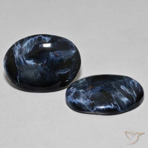 22.62 ct natürliche Mehrfarbig Pietersite-Edelsteine, Oval, Lichtundurchlässig
