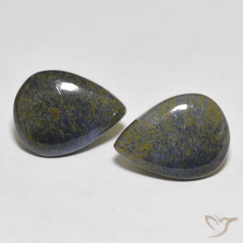 8.36ctw Natürlicher Mehrfarbig Pietersite, Birnenform, Lichtundurchlässig