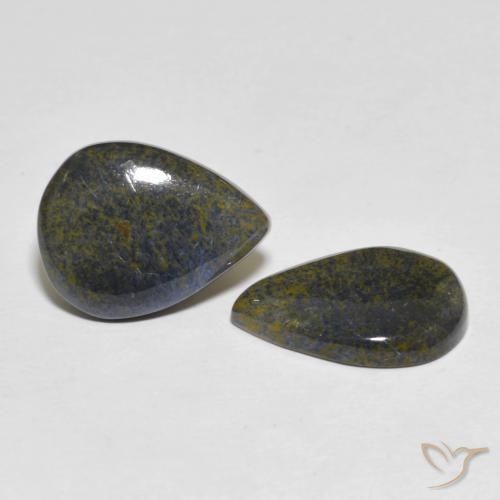 8.36 ct natürliche Mehrfarbig Pietersite-Edelsteine, Birnenform, Lichtundurchlässig