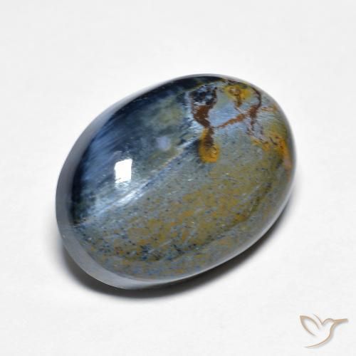 9,17 ctw natürlicher Mehrfarbig Pietersite, Oval, Lichtundurchlässig