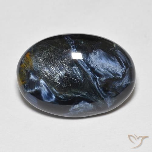 8.96ct Natürlicher Mehrfarbig Pietersite, Oval, Lichtundurchlässig