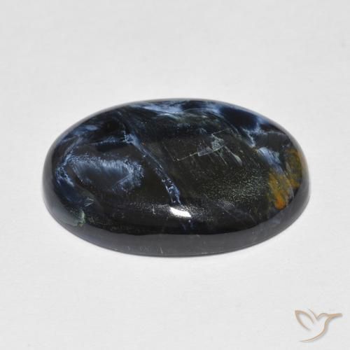 9,17 ctw natürlicher Mehrfarbig Pietersite, Oval, Lichtundurchlässig