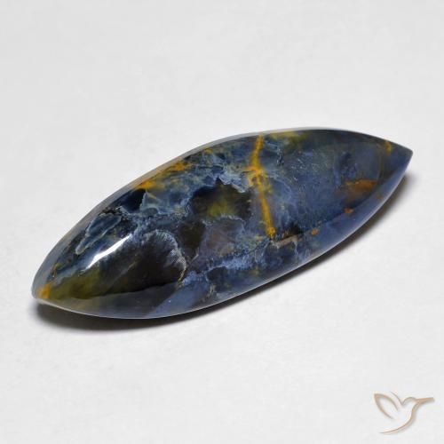 10.26ct Natürlicher Mehrfarbig Pietersite, Marquise, Lichtundurchlässig