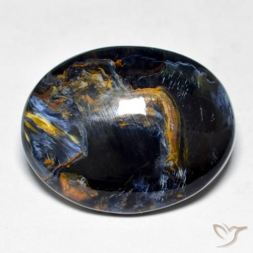 17.16ct Natürlicher Mehrfarbig Pietersite, Oval, Lichtundurchlässig