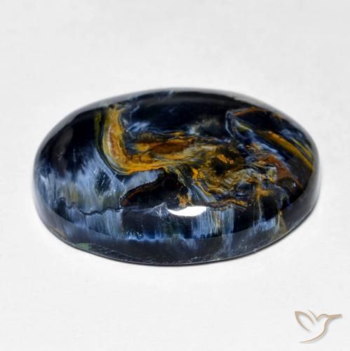 9,17 ctw natürlicher Mehrfarbig Pietersite, Oval, Lichtundurchlässig