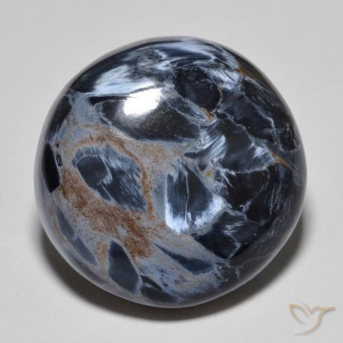 16.82ct Natürlicher Mehrfarbig Pietersite, Runden, Lichtundurchlässig