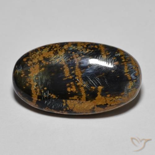 9,17 ctw natürlicher Mehrfarbig Pietersite, Oval, Lichtundurchlässig