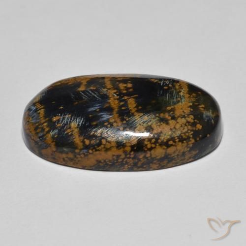 9,17 ctw natürlicher Mehrfarbig Pietersite, Oval, Lichtundurchlässig