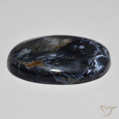 9,17 ctw natürlicher Mehrfarbig Pietersite, Oval, Lichtundurchlässig