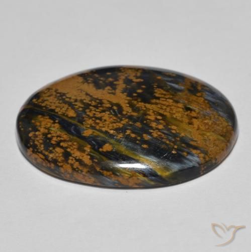 9,17 ctw natürlicher Mehrfarbig Pietersite, Oval, Lichtundurchlässig