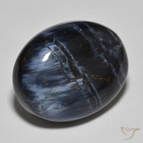 15.88ct Natürlicher Mehrfarbig Pietersite, Oval, Lichtundurchlässig