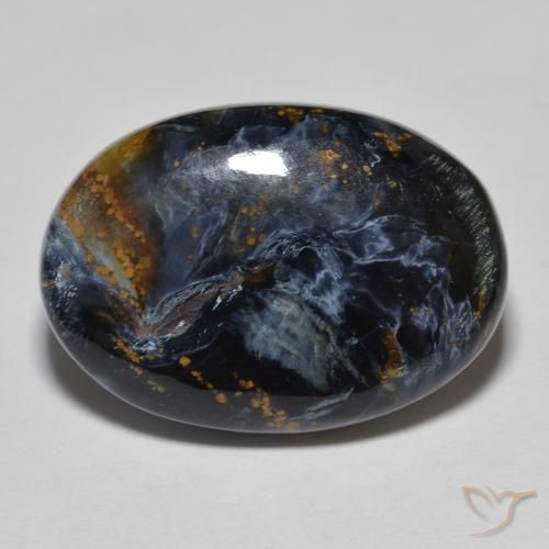 11.52ct Natürlicher Mehrfarbig Pietersite, Oval, Lichtundurchlässig