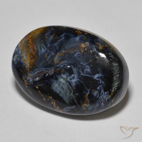 9,17 ctw natürlicher Mehrfarbig Pietersite, Oval, Lichtundurchlässig