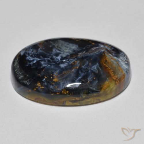9,17 ctw natürlicher Mehrfarbig Pietersite, Oval, Lichtundurchlässig