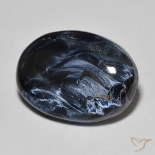 11.29ct Natürlicher Mehrfarbig Pietersite, Oval, Lichtundurchlässig