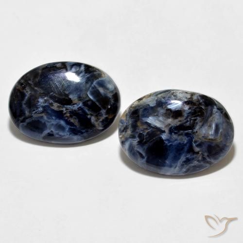 9.65ctw Natürlicher Mehrfarbig Pietersite, Oval, Lichtundurchlässig