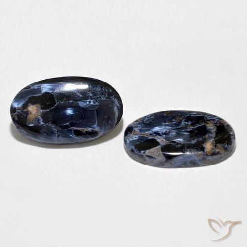 10.02 ct natürliche Mehrfarbig Pietersite-Edelsteine, Oval, Lichtundurchlässig