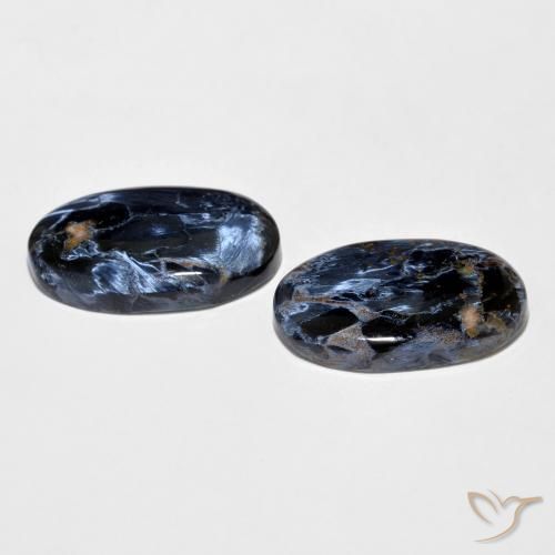 10.02 ct natürliche Mehrfarbig Pietersite-Edelsteine, Oval, Lichtundurchlässig