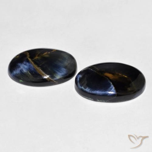 9.25 ct natürliche Mehrfarbig Pietersite-Edelsteine, Oval, Lichtundurchlässig