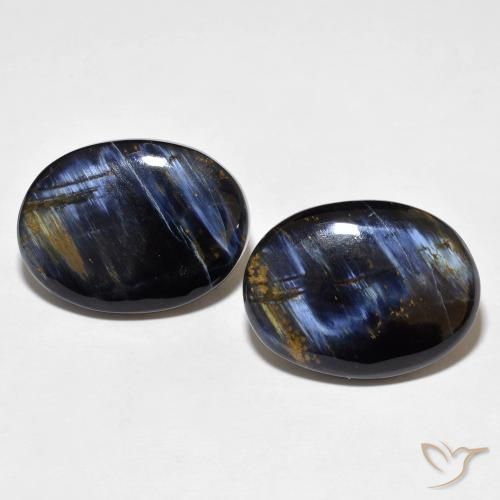 18.22ctw Natürlicher Mehrfarbig Pietersite, Oval, Lichtundurchlässig