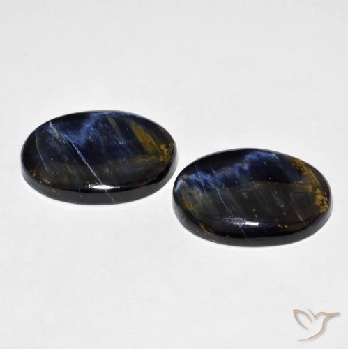 18.22 ct natürliche Mehrfarbig Pietersite-Edelsteine, Oval, Lichtundurchlässig