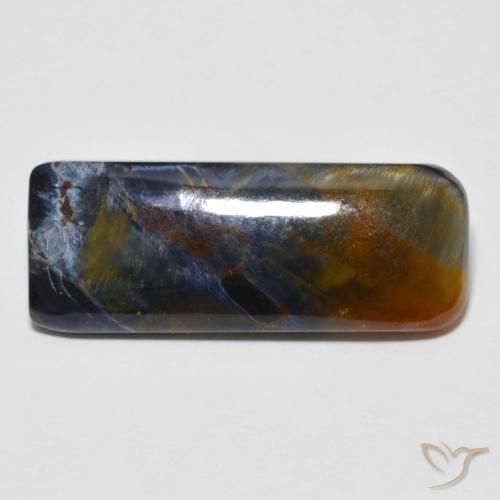 7.76ct Natürlicher Mehrfarbig Pietersite, Kissen, Lichtundurchlässig