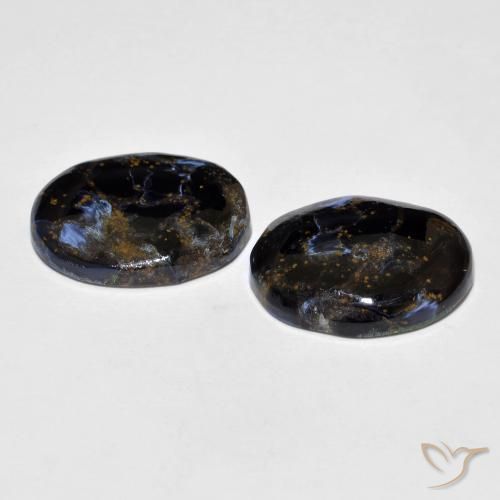 13.88 ct natürliche Mehrfarbig Pietersite-Edelsteine, Oval, Lichtundurchlässig