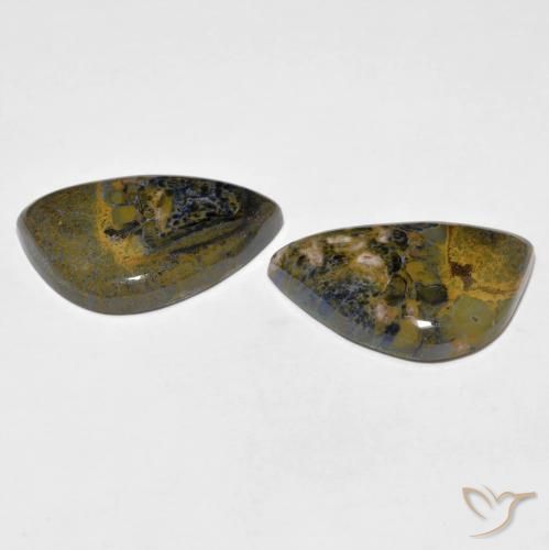 12.02 ct natürliche Mehrfarbig Pietersite-Edelsteine, Fantasie, Lichtundurchlässig