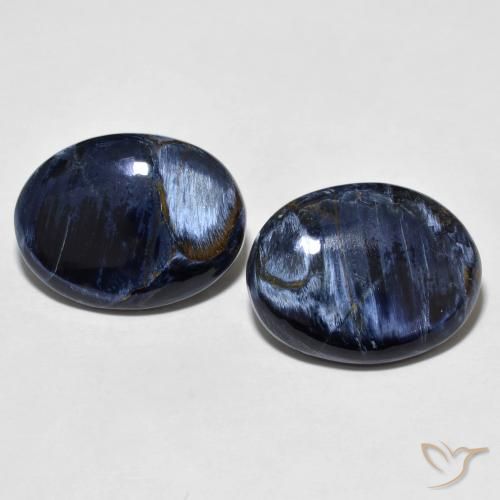 13.80ctw Natürlicher Mehrfarbig Pietersite, Oval, Lichtundurchlässig