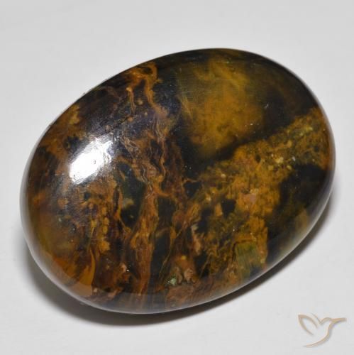 9,17 ctw natürlicher Mehrfarbig Pietersite, Oval, Lichtundurchlässig
