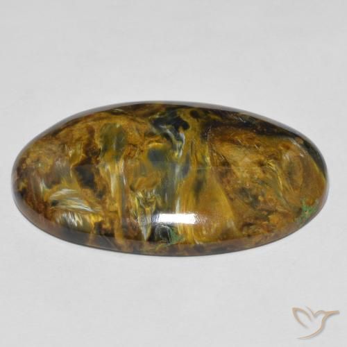 9,17 ctw natürlicher Mehrfarbig Pietersite, Oval, Lichtundurchlässig