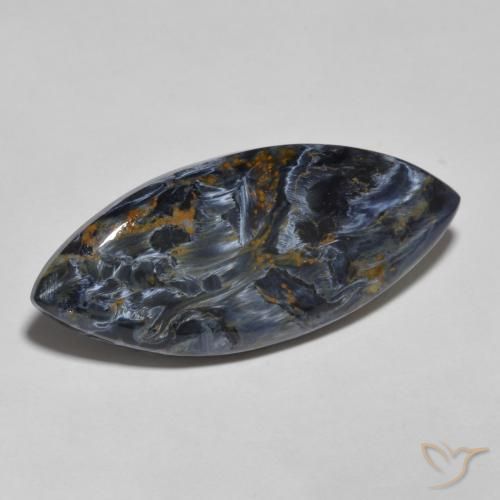 9,17 ctw natürlicher Mehrfarbig Pietersite, Marquise, Lichtundurchlässig