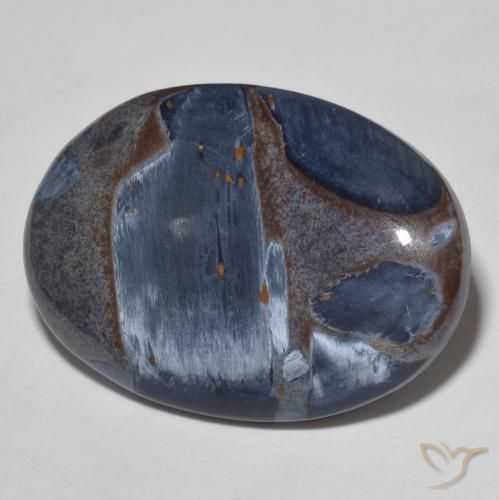 9,17 ctw natürlicher Mehrfarbig Pietersite, Oval, Lichtundurchlässig