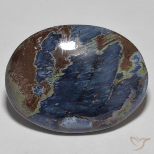 23.37ct Natürlicher Mehrfarbig Pietersite, Oval, Lichtundurchlässig