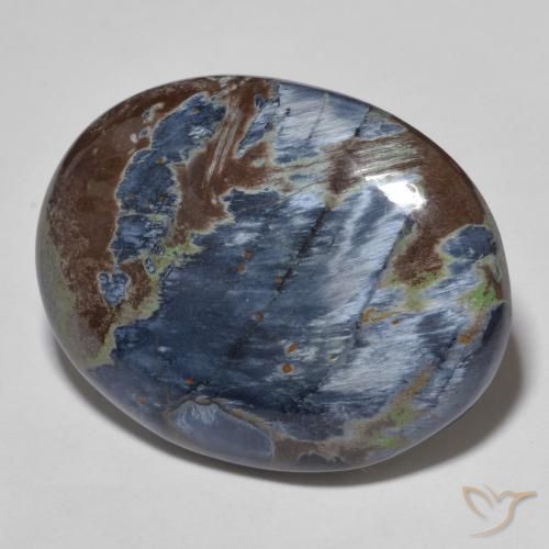 9,17 ctw natürlicher Mehrfarbig Pietersite, Oval, Lichtundurchlässig