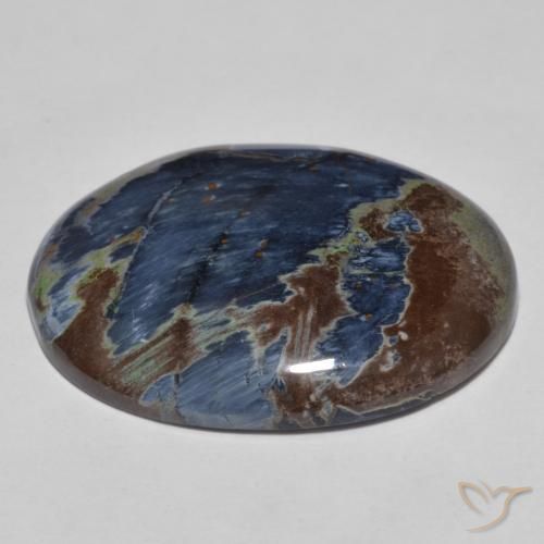 9,17 ctw natürlicher Mehrfarbig Pietersite, Oval, Lichtundurchlässig
