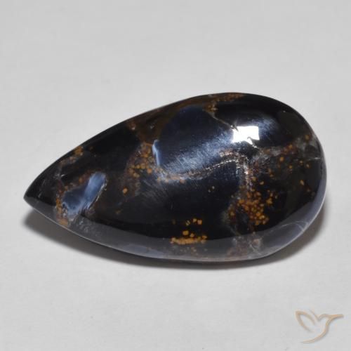 11.21ct Natürlicher Mehrfarbig Pietersite, Birnenform, Lichtundurchlässig