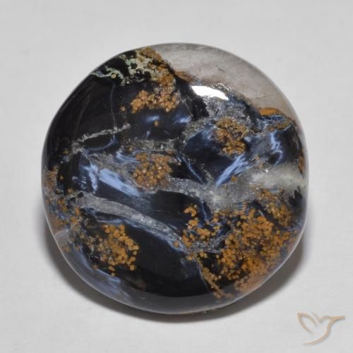 11.67ct Natürlicher Mehrfarbig Pietersite, Runden, Lichtundurchlässig