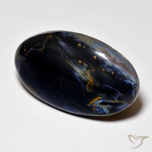12.46ct Natürlicher Mehrfarbig Pietersite, Oval, Lichtundurchlässig