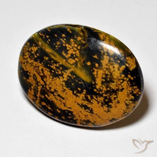 9,17 ctw natürlicher Mehrfarbig Pietersite, Oval, Lichtundurchlässig