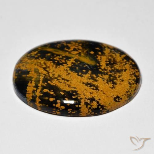 9,17 ctw natürlicher Mehrfarbig Pietersite, Oval, Lichtundurchlässig