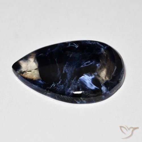 9,17 ctw natürlicher Mehrfarbig Pietersite, Birnenform, Transparent