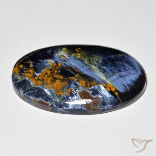 9,17 ctw natürlicher Mehrfarbig Pietersite, Oval, Lichtundurchlässig