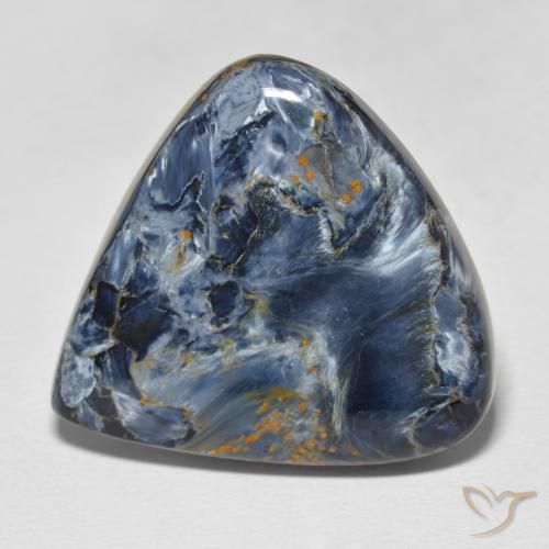 25.09ct Natürlicher Mehrfarbig Pietersite, Birnenform, Lichtundurchlässig