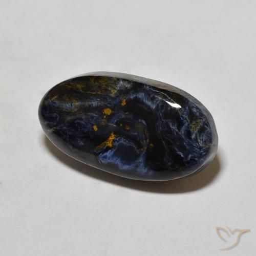 5.62ct Natürlicher Mehrfarbig Pietersite, Oval, Lichtundurchlässig